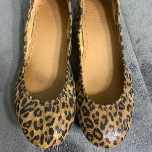 Leopard Tieks Size 10 EUC
